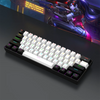 white and black waterproof keyboard