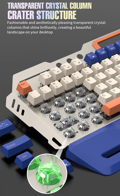 100% Layout Mechanical Feel Keyboard