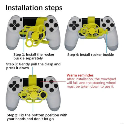 Mini Steering Wheel Gamepad For Accessories