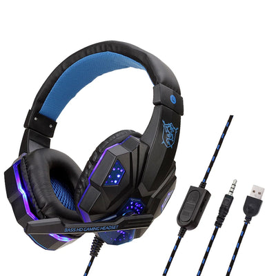 New Gaming Headset Headphones With LED Light