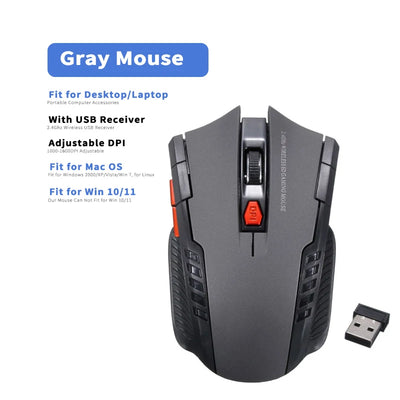 Wireless Mouse Optical Mice with USB Receiver