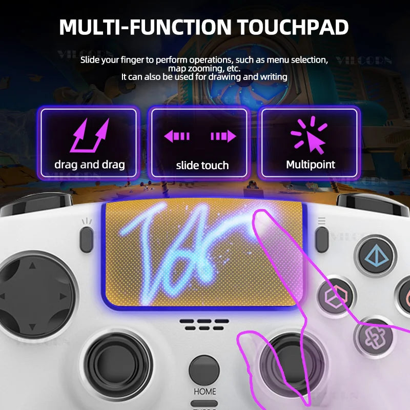 P5 Wireless Gamepad For PS5/PS4/PS3 with Vibration Control