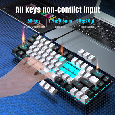 Hot Swappable Blue Switch Gaming Keyboard