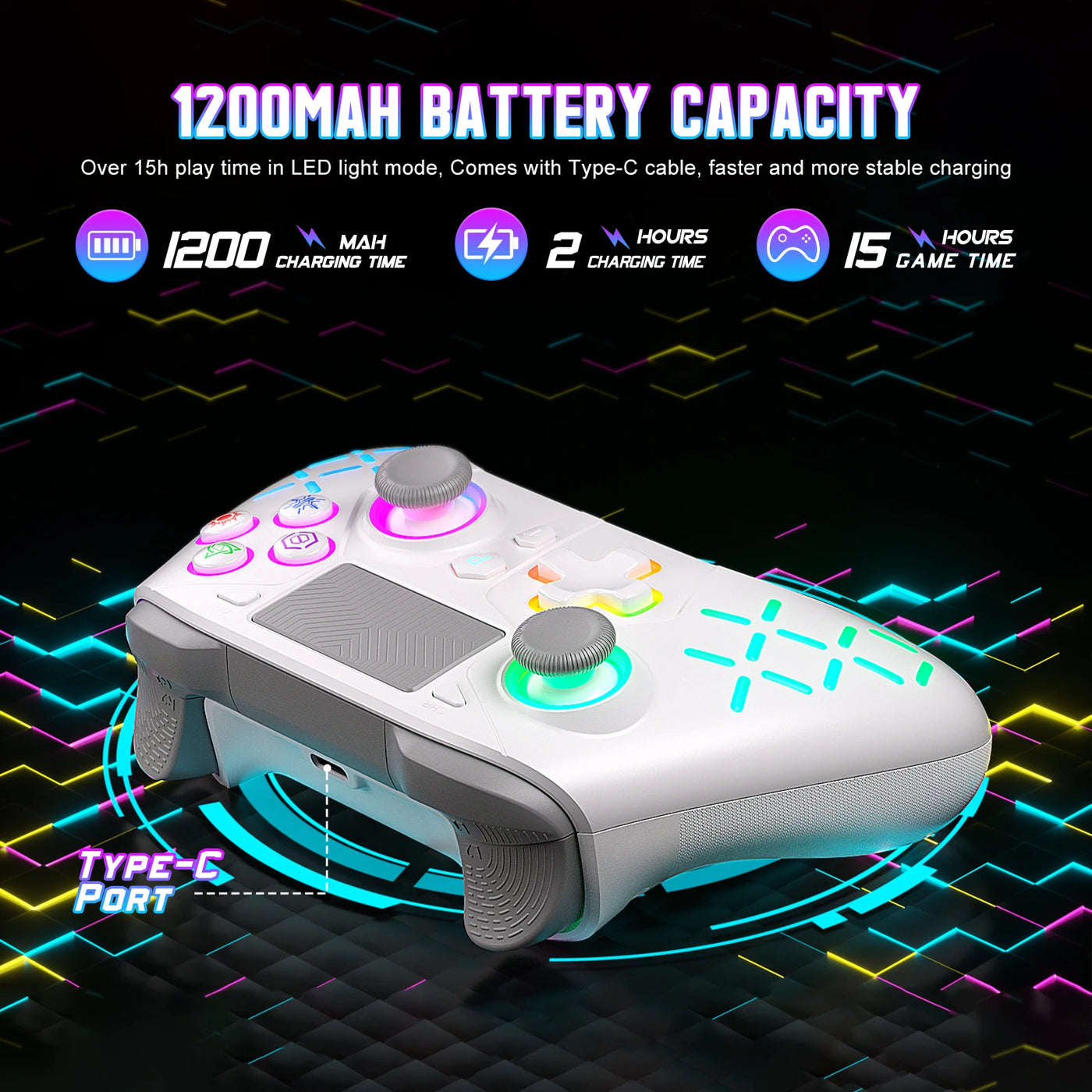 Gamepad For Ps5/Ps4 Console  With Turbo Touchpad