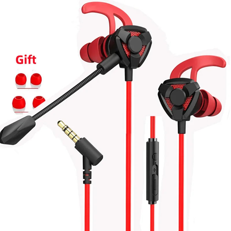 Wired Earphone Gaming Earbuds With Mic For Universal Game