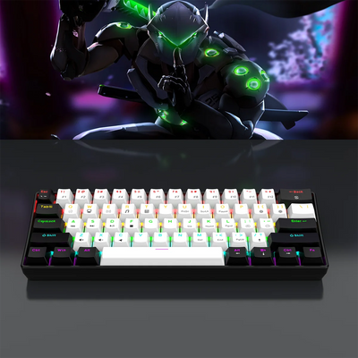 white and black waterproof keyboard