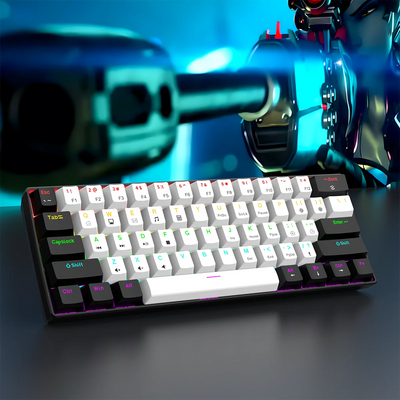 white and black waterproof keyboard