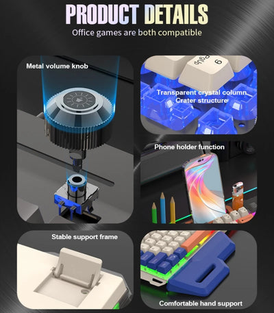 100% Layout Mechanical Feel Keyboard