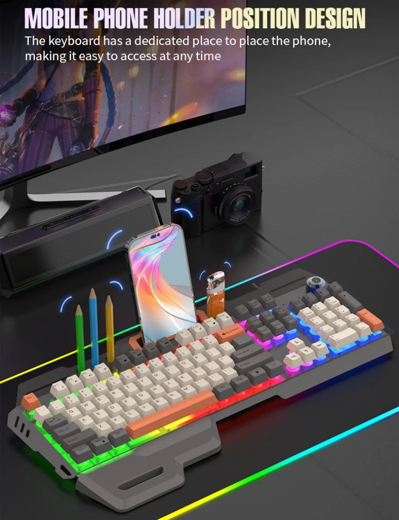 100% Layout Mechanical Feel Keyboard