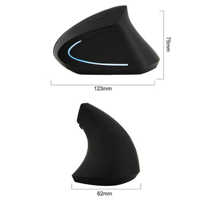 Wireless and Vertical Ergonomic GameMouse