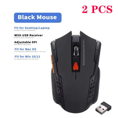 Wireless Mouse Optical Mice with USB Receiver