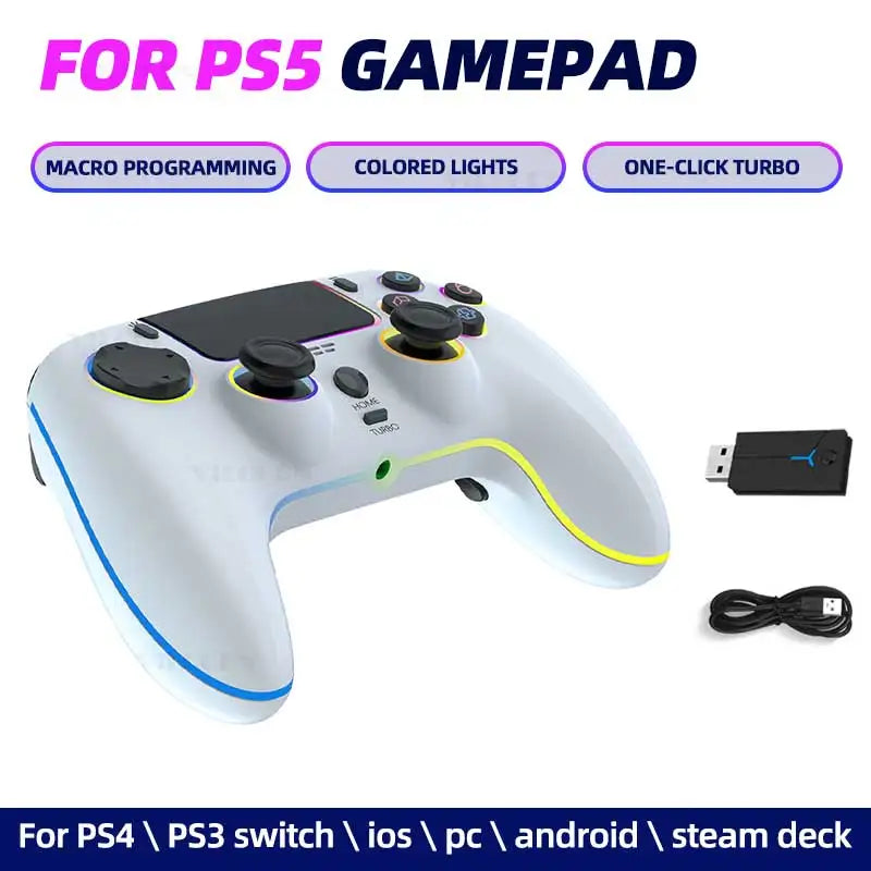 P5 Wireless Gamepad For PS5/PS4/PS3 with Vibration Control