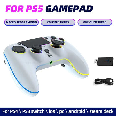 P5 Wireless Gamepad For PS5/PS4/PS3 with Vibration Control
