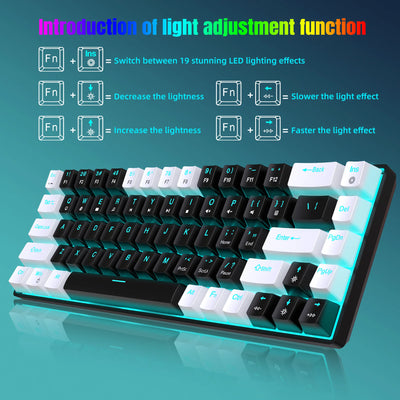 Hot Swappable Blue Switch Gaming Keyboard