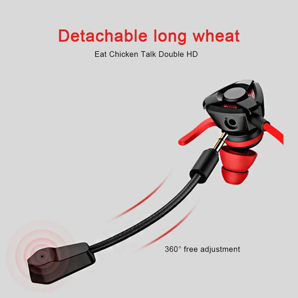 Wired Earphone Gaming Earbuds With Mic For Universal Game