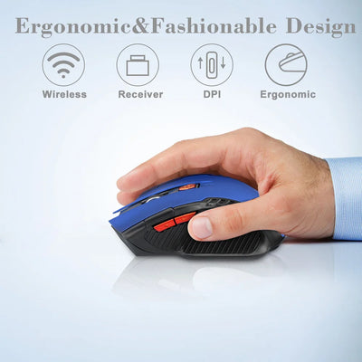 Wireless Mouse Optical Mice with USB Receiver