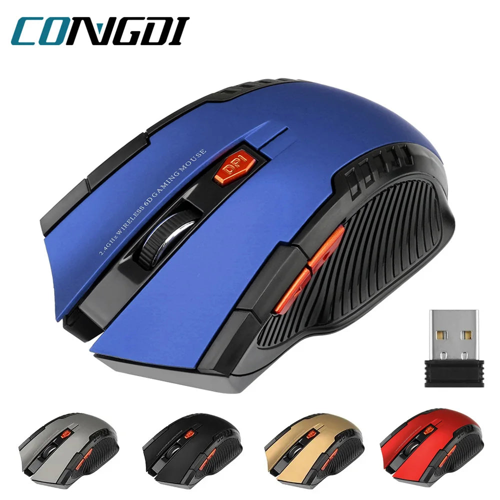 Wireless Mouse Optical Mice with USB Receiver