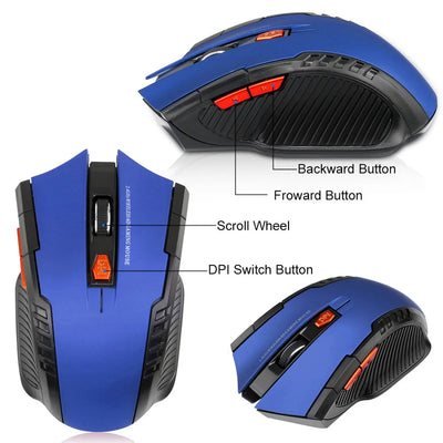 Wireless Mouse Optical Mice with USB Receiver