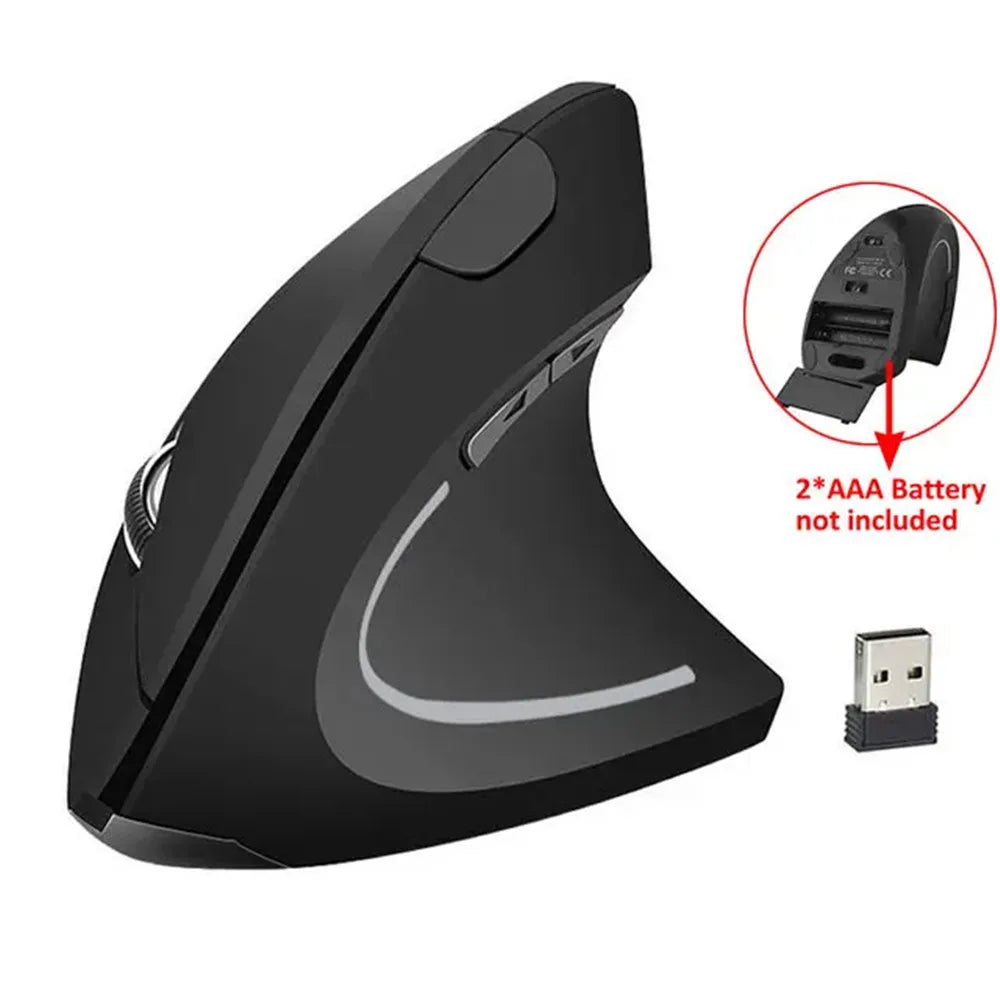 Wireless and Vertical Ergonomic GameMouse