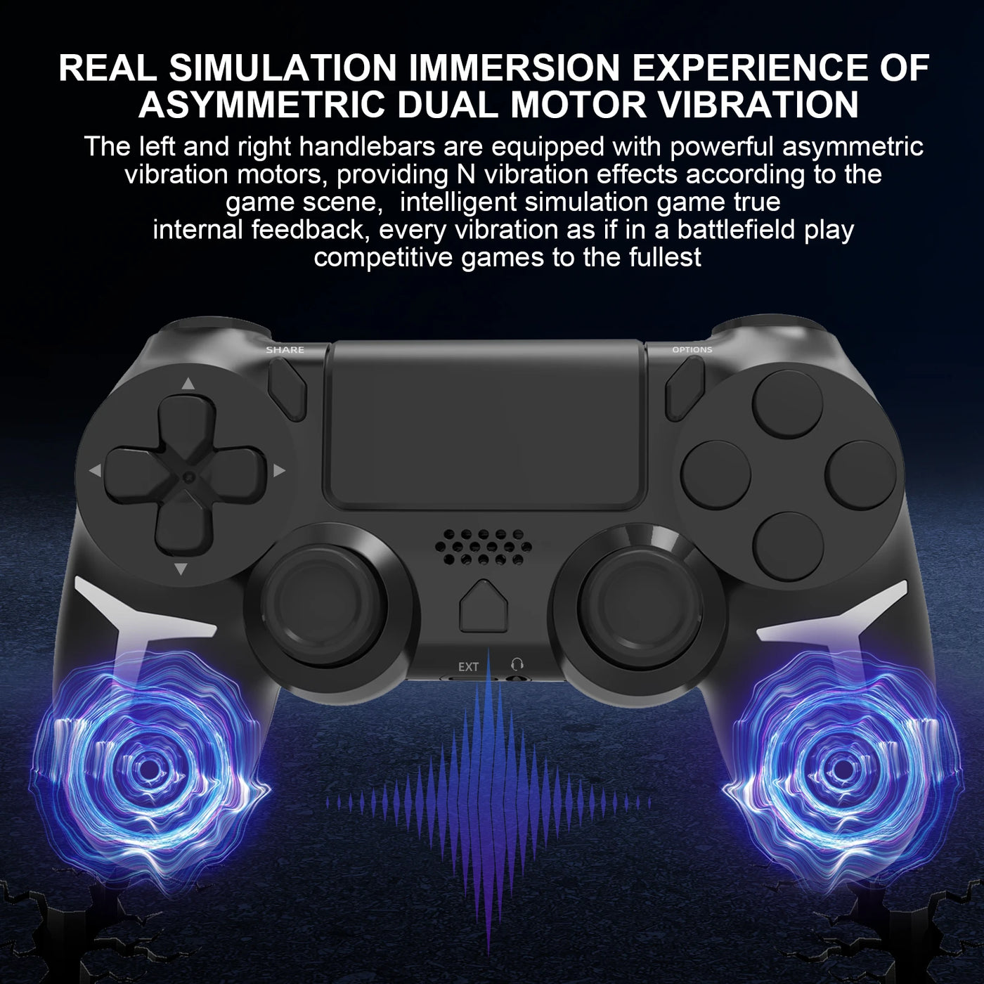 Gyroscope  Wireless Gamepad Bluetooth Controller For PS4 PS3 Console Computer PC