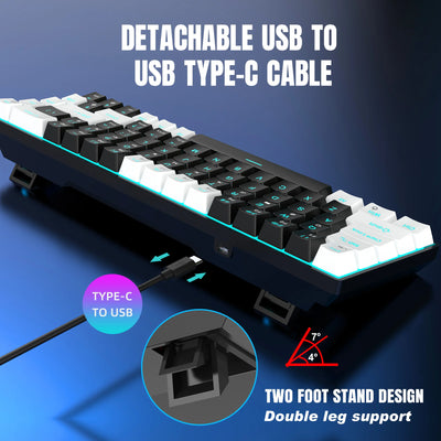 Hot Swappable Blue Switch Gaming Keyboard