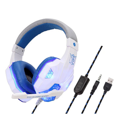 New Gaming Headset Headphones With LED Light