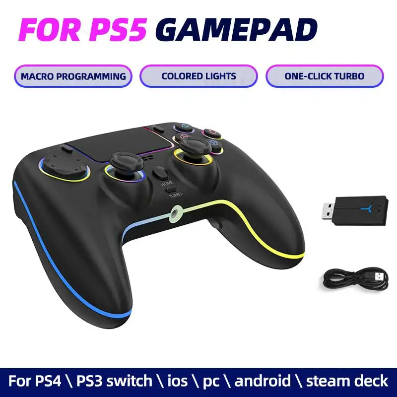 P5 Wireless Gamepad For PS5/PS4/PS3 with Vibration Control